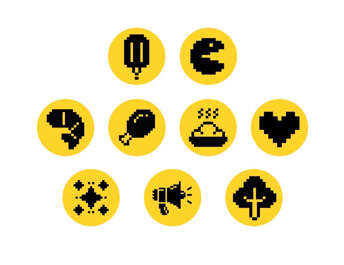 Custom Instagram highlight icons.